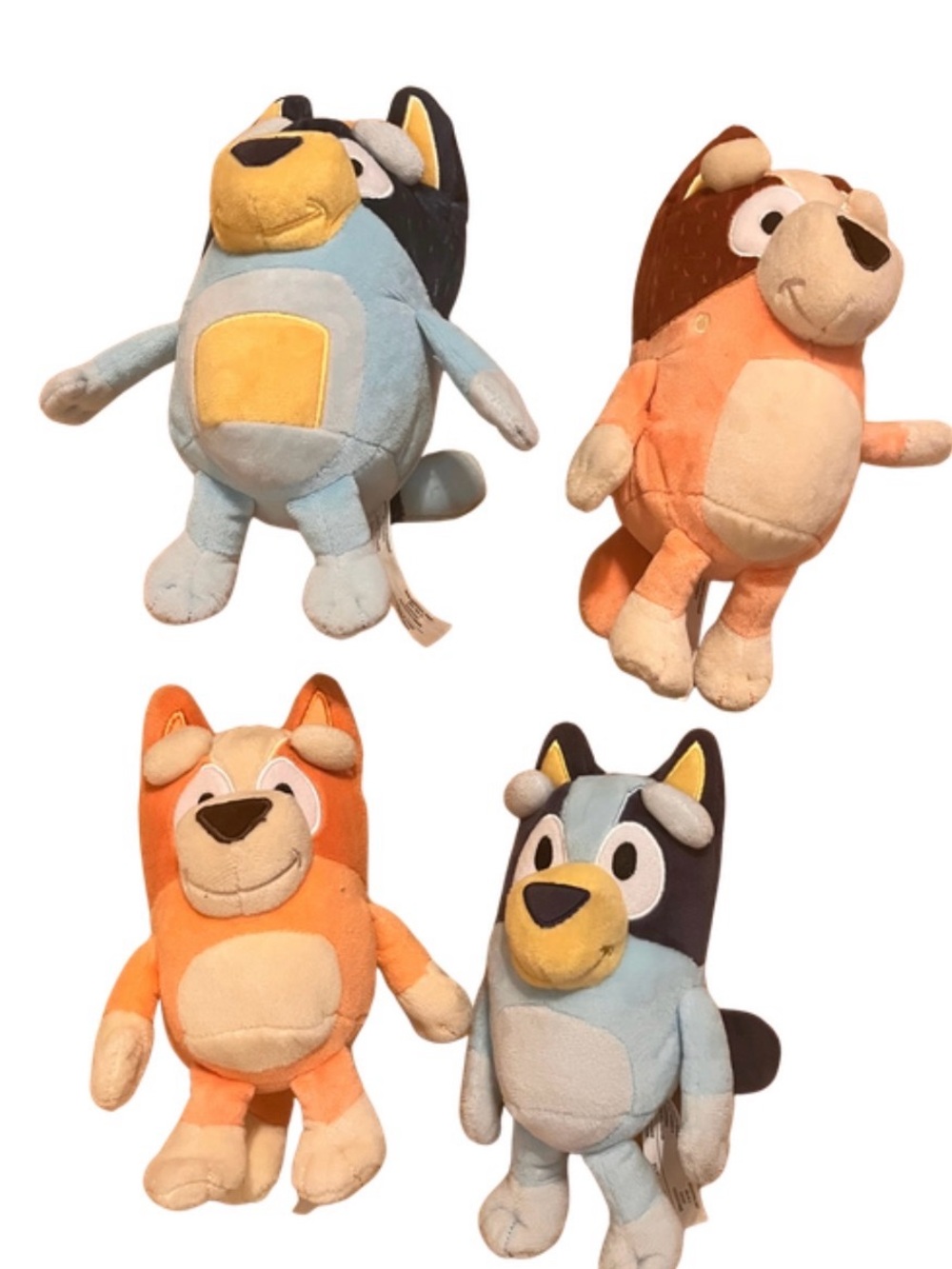 Bluey Plush Toy Lot Family Pack 4 Stuffed Animals Bluey Bingo Chilli Bandit